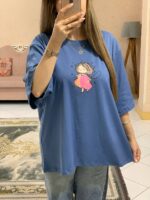 تیشرت باکسی قواردار فرشته_کد1120 - Image 11