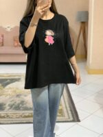 تیشرت باکسی قواردار فرشته_کد1120 - Image 5