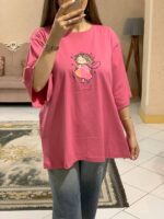 تیشرت باکسی قواردار فرشته_کد1120 - Image 9