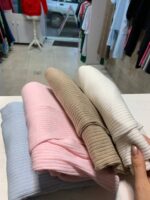 پیراهن بندی چاکدارپنبه کرکره ای_کد1057 - Image 7